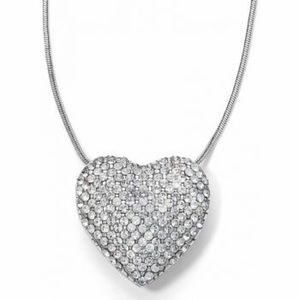 Brighton Reversible Lustrous Heart Necklace NWT